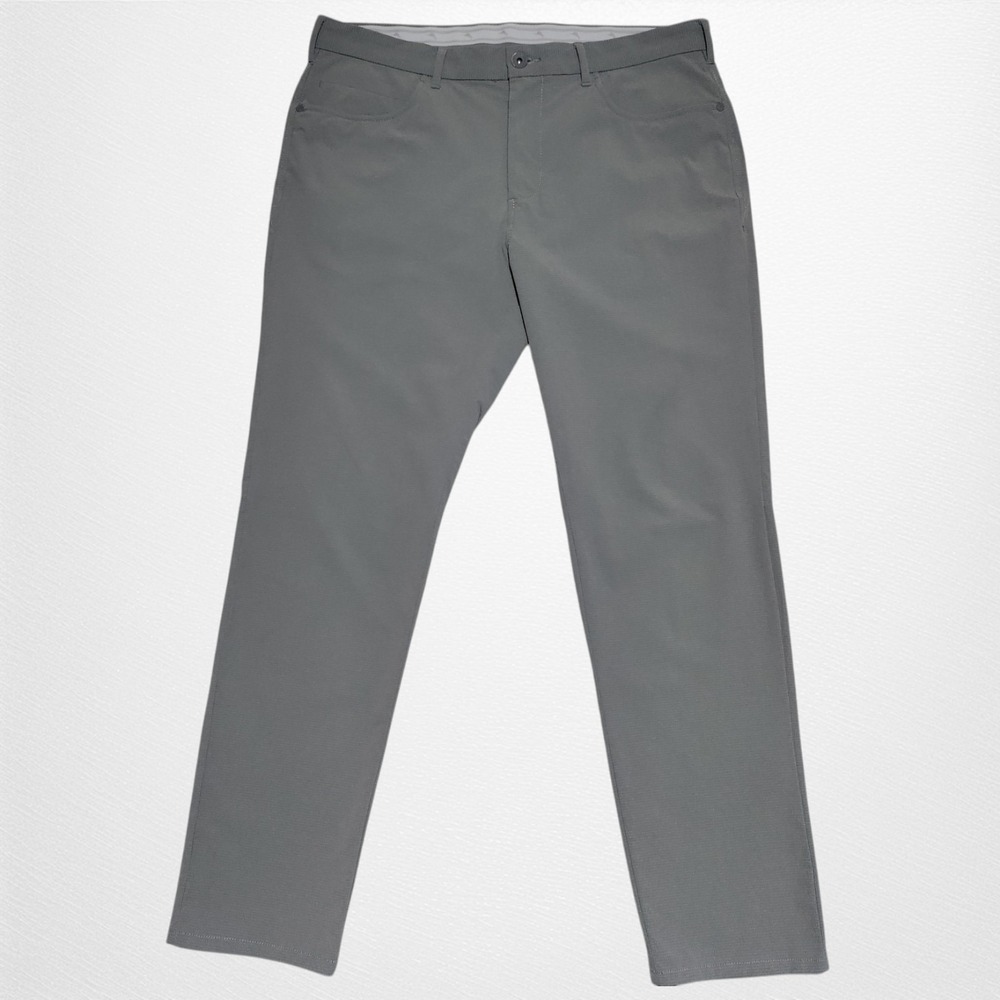 Tommy Bahama IslandZone Chip Shot Golf Pants Men 36 x 32(31)‎ Gray Nylon Stretch